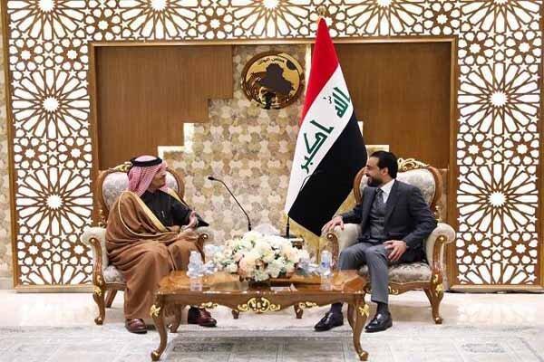 رایزنی وزیر خارجه قطر با رئیس مجلس عراق
