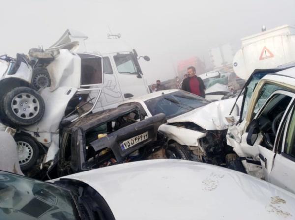 واکنش ایران خودرو به تصادف زنجیره ای بهبهان
